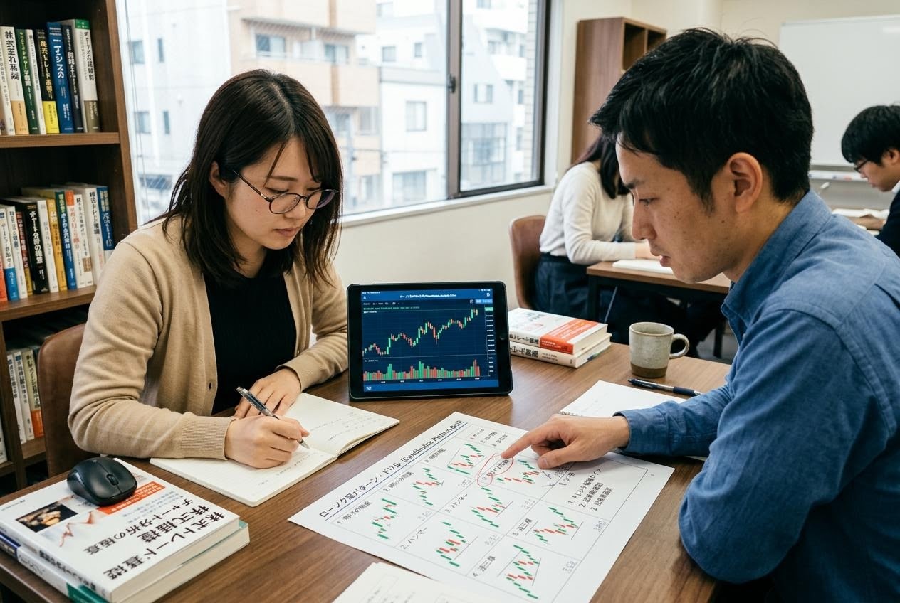 ローソク足の形から需給の傾きを読むの説明画像